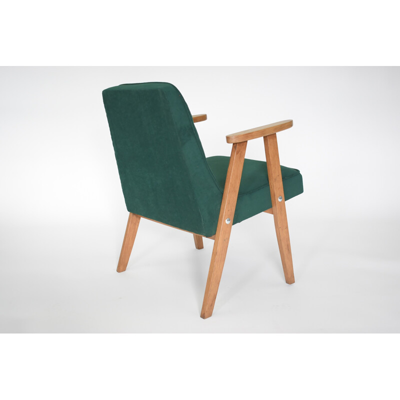 Armchair vintage green fir - 1960s