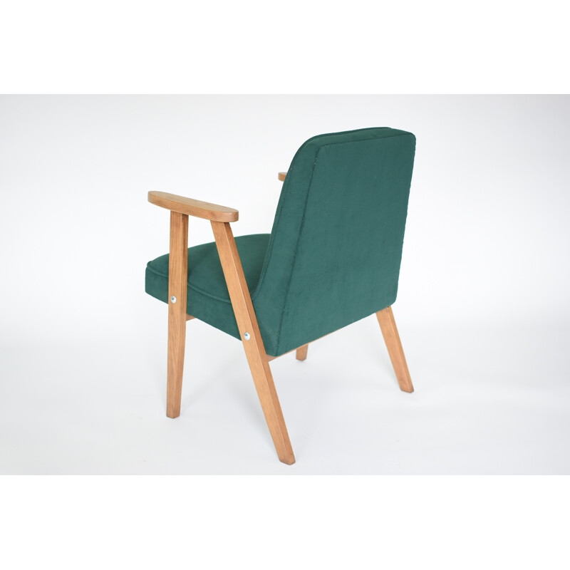 Armchair vintage green fir - 1960s