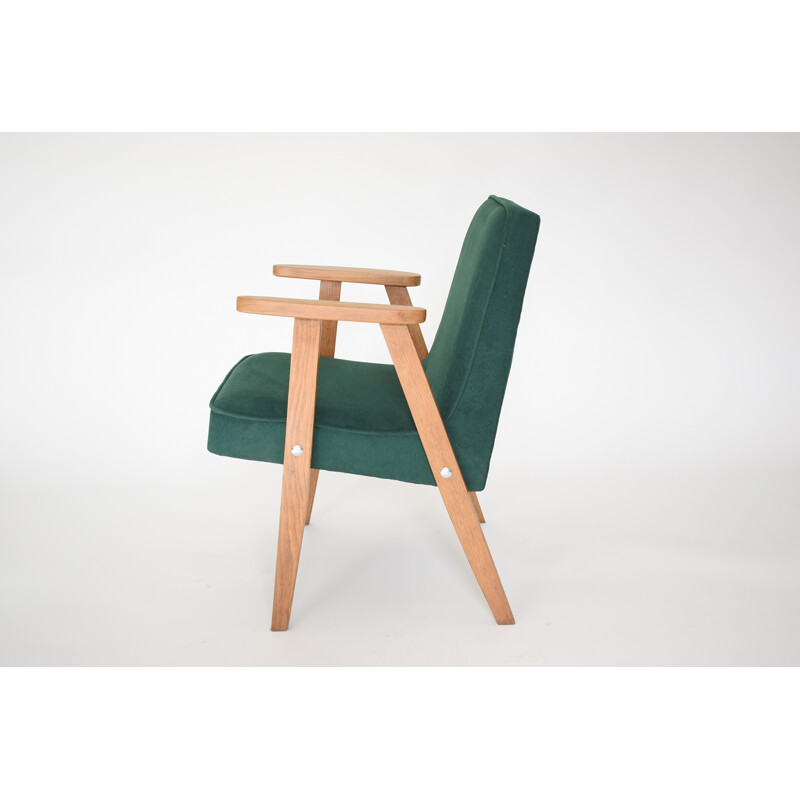 Armchair vintage green fir - 1960s