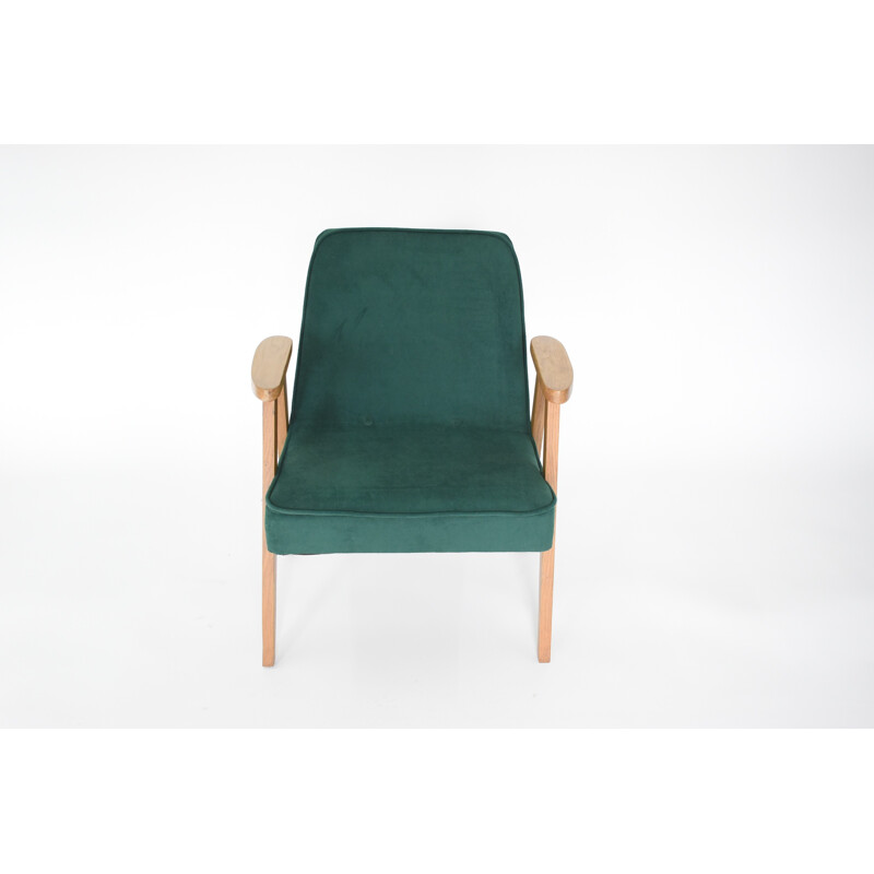 Armchair vintage green fir - 1960s