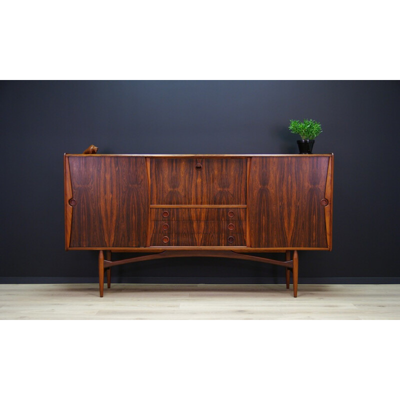 Vintage Highboard in rosewood Danish Design - 1970s