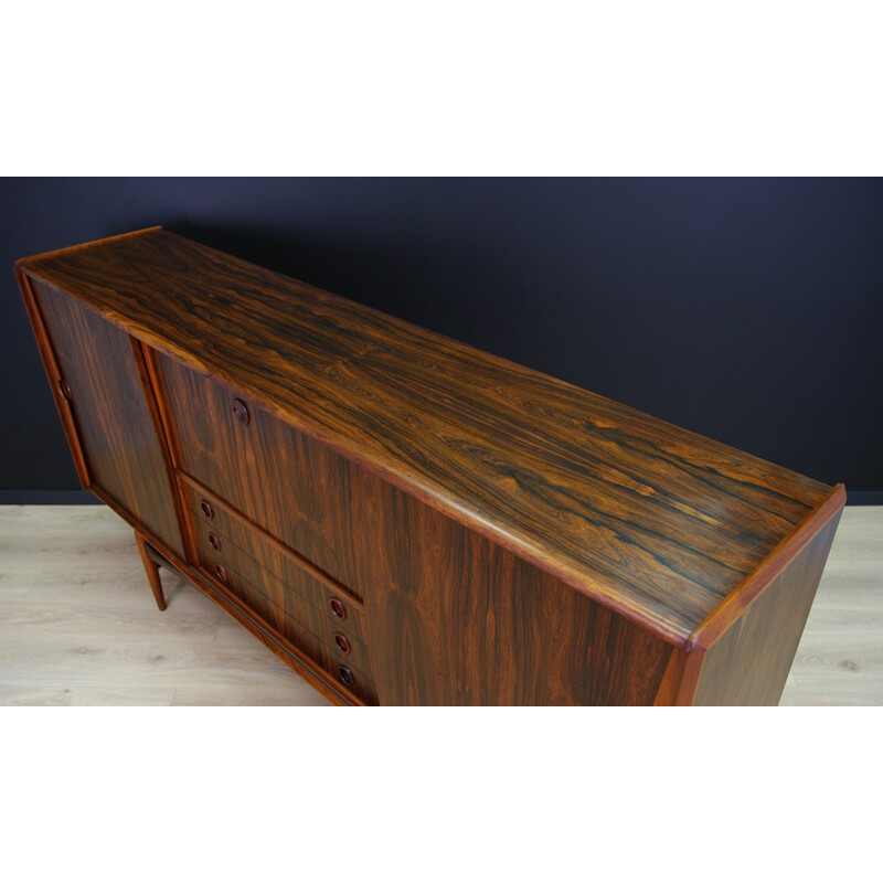 Vintage Highboard in rosewood Danish Design - 1970s