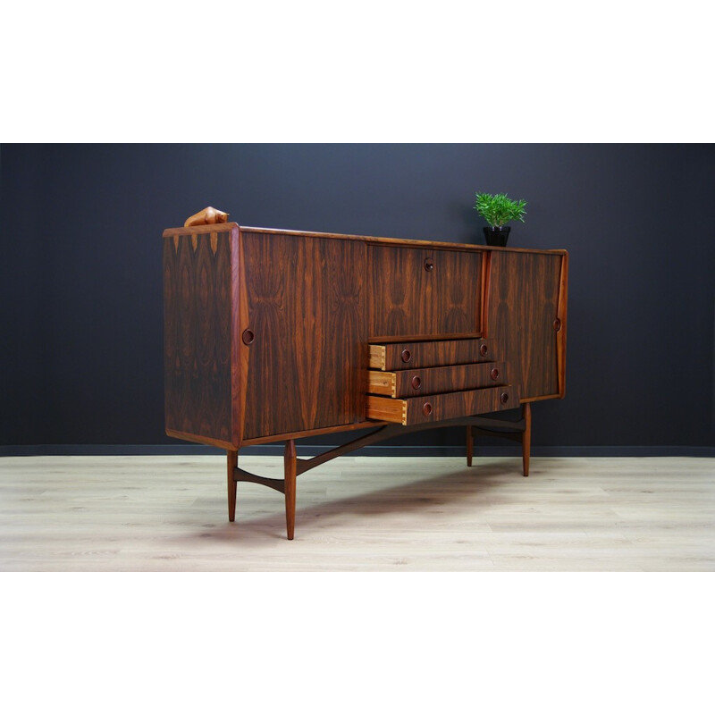 Vintage Highboard in rosewood Danish Design - 1970s