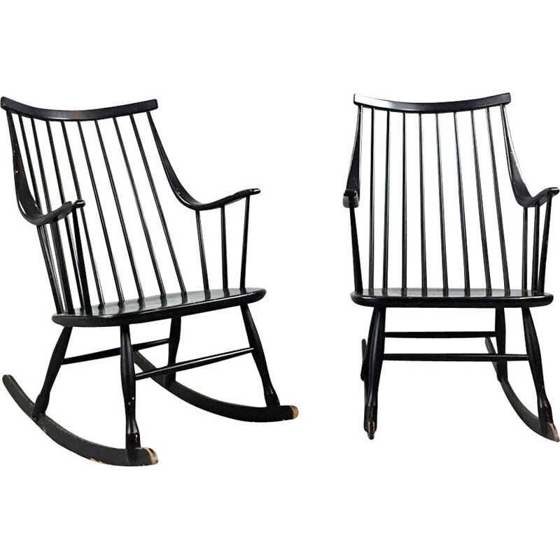 Pair of "Grandessa" armchairs by Lena Larsson - 1960s