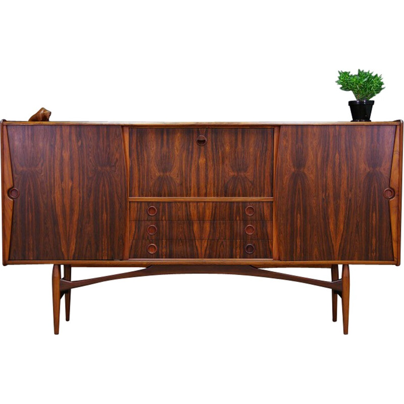 Vintage Highboard in rosewood Danish Design - 1970s