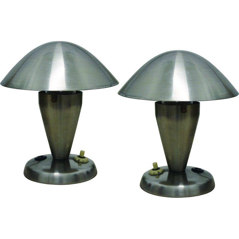 Paire de lampes de table N 11 de Josef Hurka pour Napako - 1950