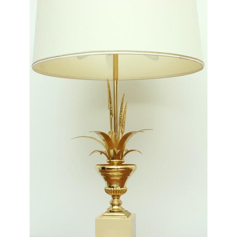 Vintage Golden Desk Lamp - 1970s