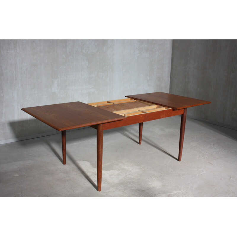 Danish Teak Dining Table by Arne Hovmand Olsen - 1960s