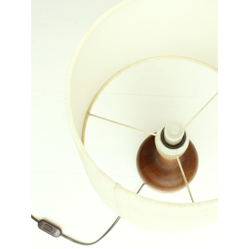Danish Solid Teak Desk Lamp from Domus - 1960s