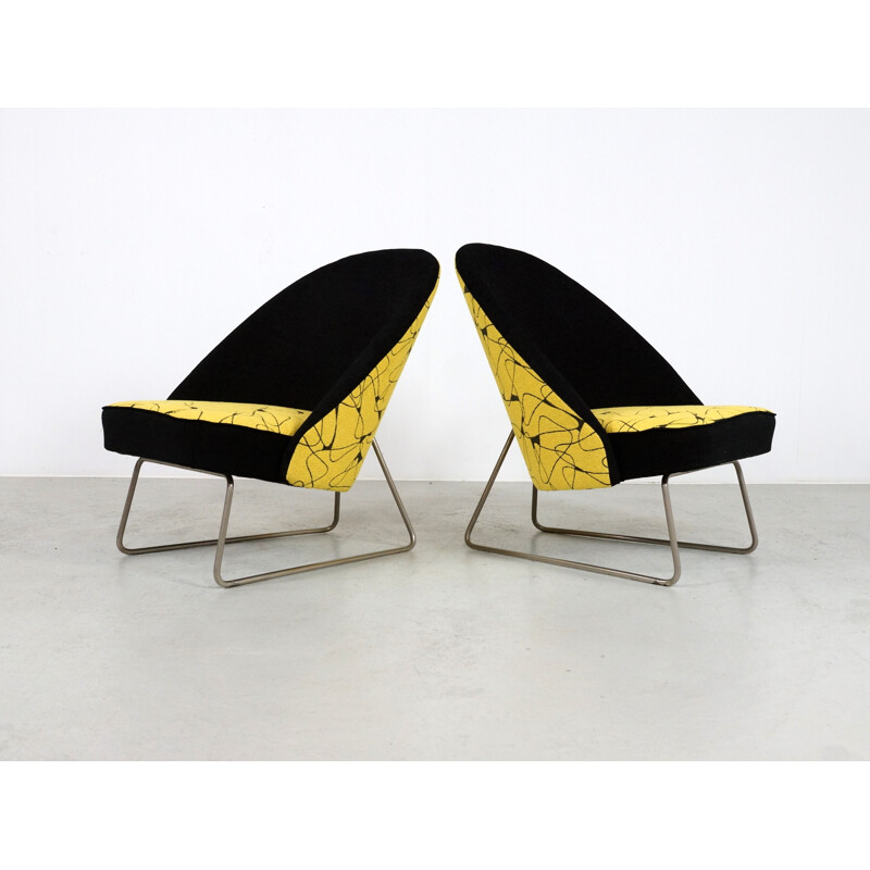 Pair of model 115 armchairs by Theo Ruth for Artifort - 1950s