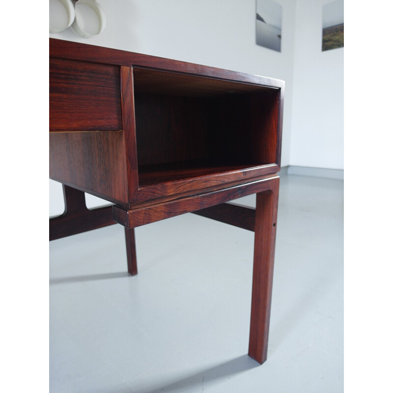 Rosewood Desk by Arne Wahl Iversen for Vinde Møbelfabrik - 1950s