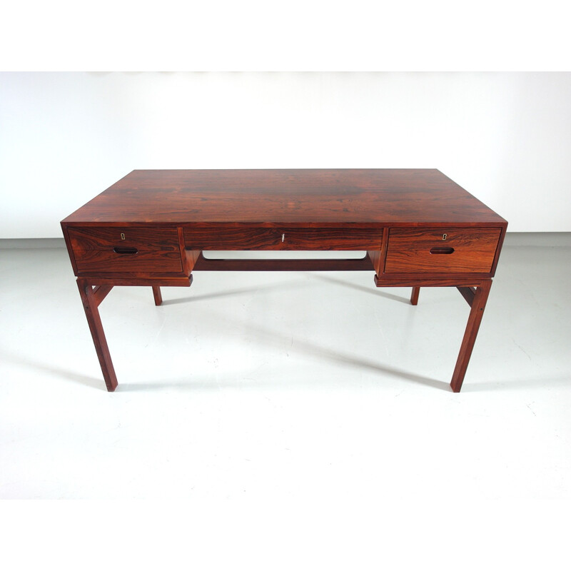 Rosewood Desk by Arne Wahl Iversen for Vinde Møbelfabrik - 1950s