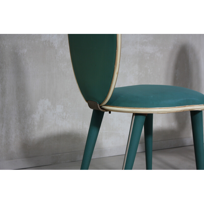 Pair of Vintage Dining Chairs by Umberto Mascagni - 1950s