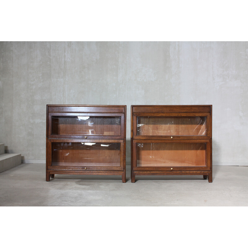 Pair of Antique English Bookcases - 1930s