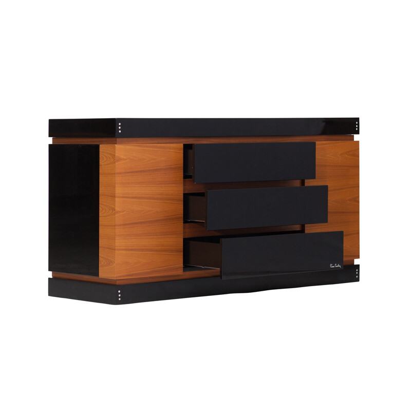 Vintage Teak Cabinet with drawers by Pierre Cardin - 1970s