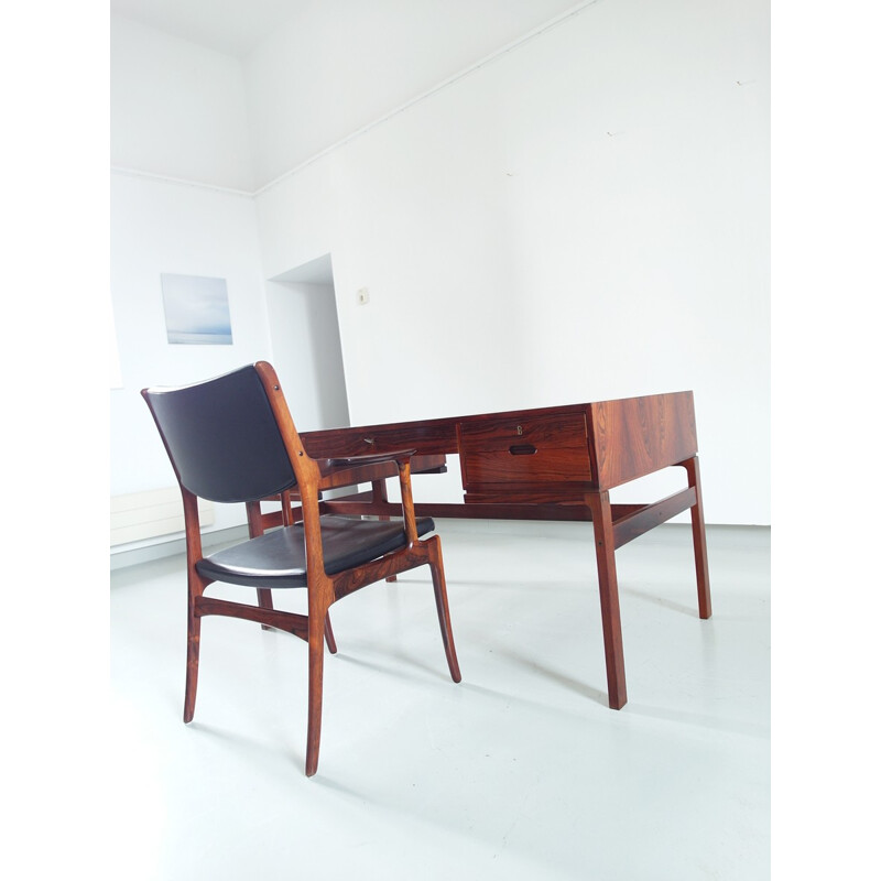 Rosewood Armchair by Erik BUCH for Ørum Møbelfabrik - 1950s