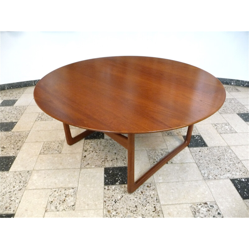 Table basse en teck par Hvidt et Mølgaard pour France & Søn - 1950