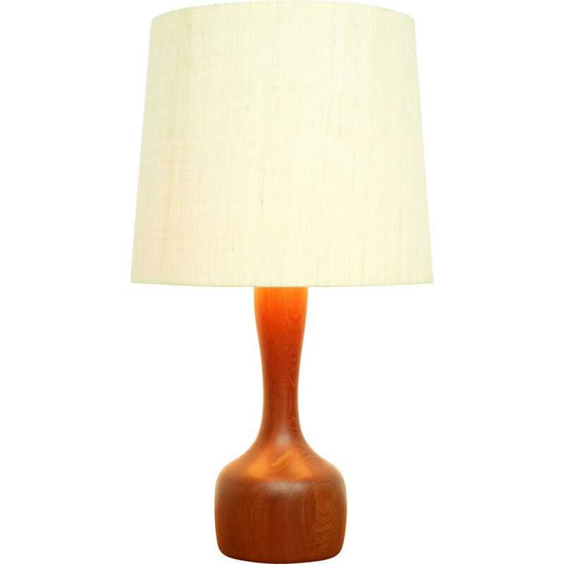 Danish Solid Teak Desk Lamp from Domus - 1960s