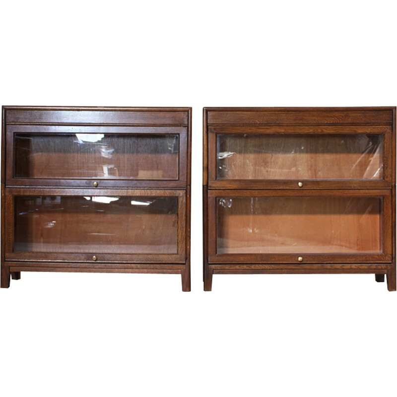 Pair of Antique English Bookcases - 1930s