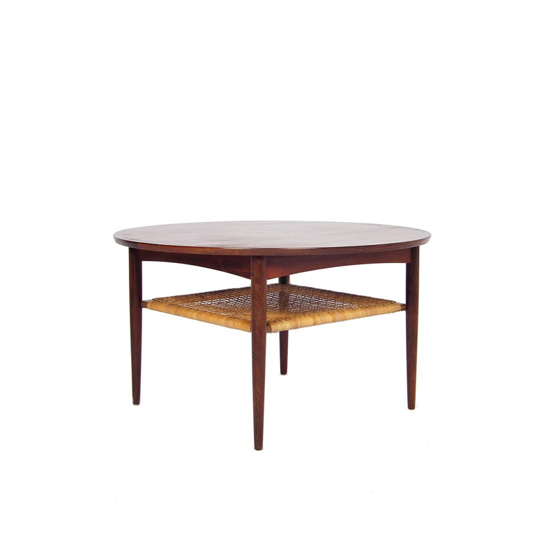 Table basse vintage en palissandre - 1950