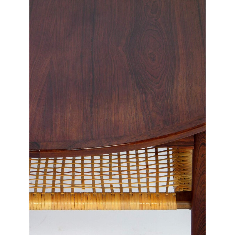 Table basse vintage en palissandre - 1950