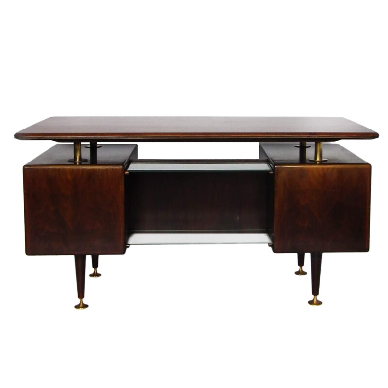 Vintage rosewood desk - 1950s