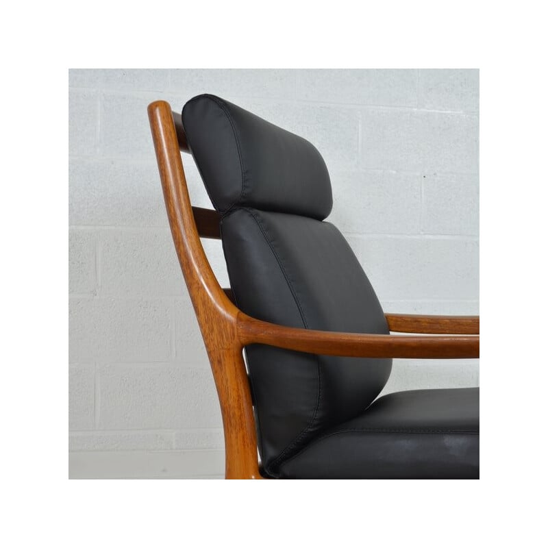 Armchair with Ottoman by Johannes Andersen for Silkeborg - 1960s 