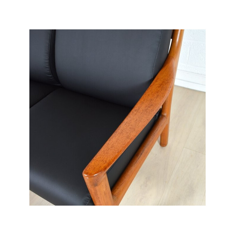 Vintage bench in teak by Johannes Andersen for Silkeborg - 1960s