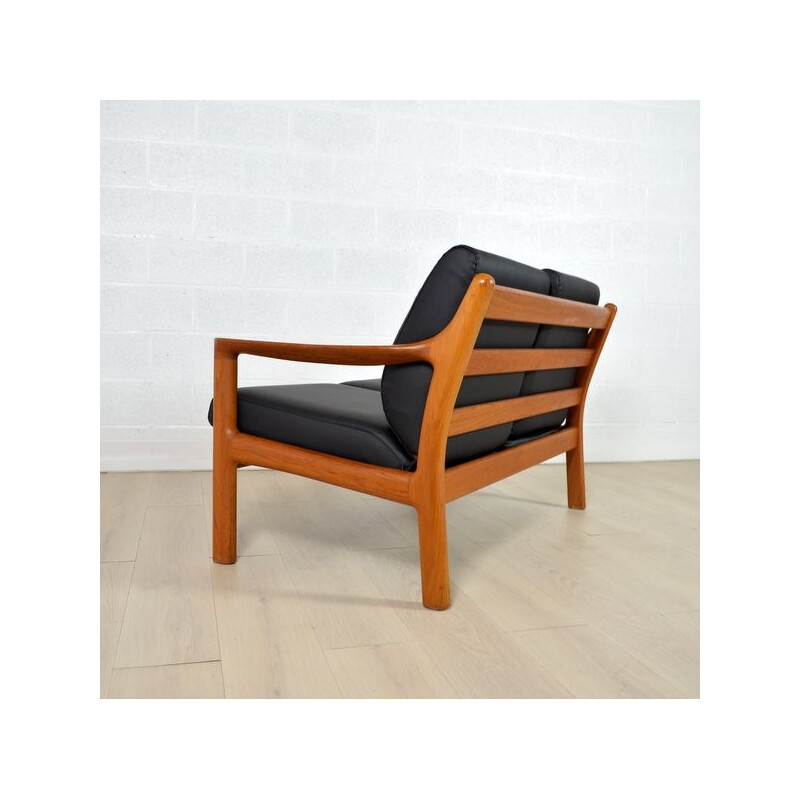 Vintage bench in teak by Johannes Andersen for Silkeborg - 1960s