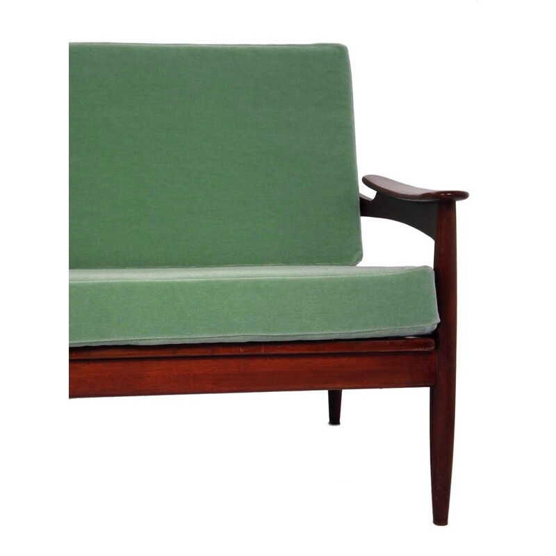 Vintage Green Rosewood sofa - 1960s