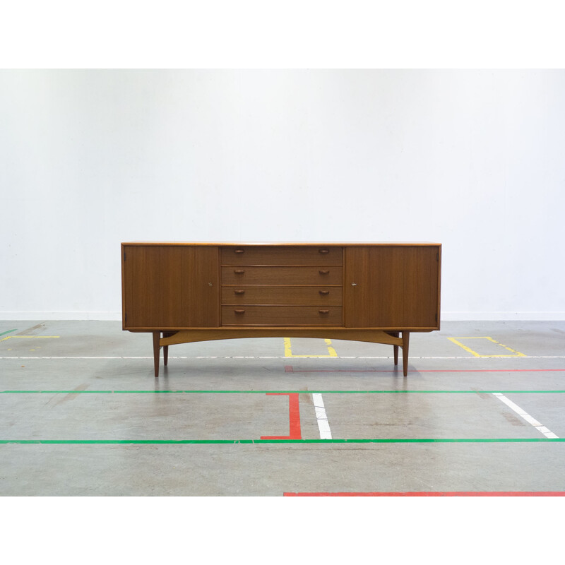 Vintage dutch walnut sideboard - 1950s