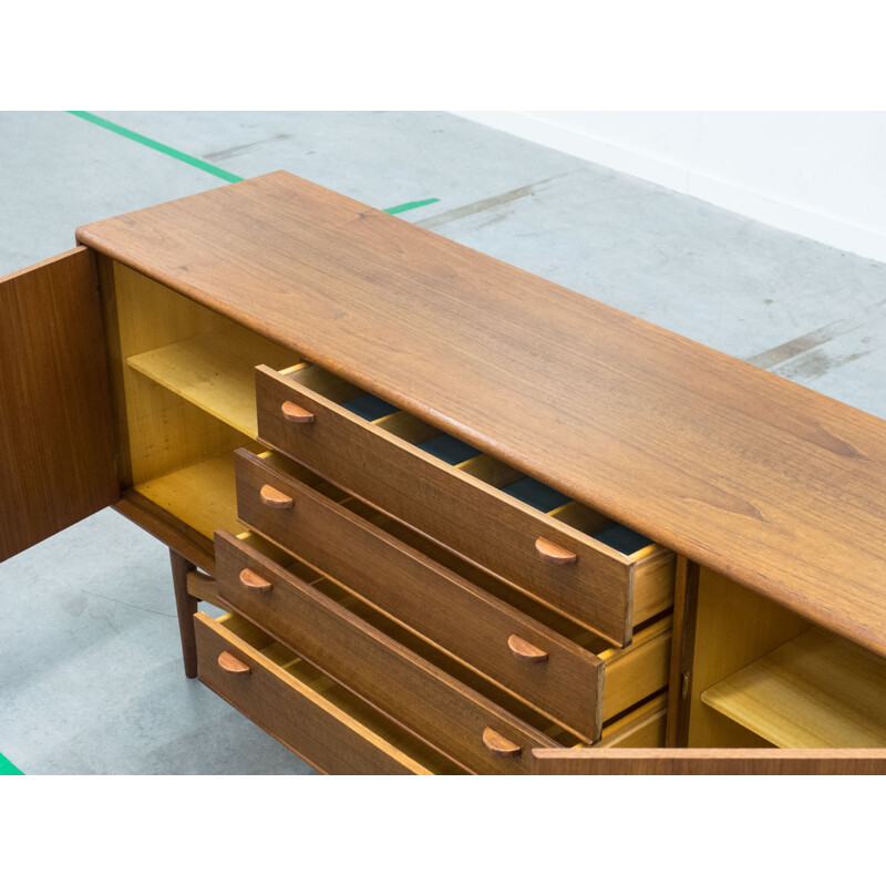 Vintage dutch walnut sideboard - 1950s