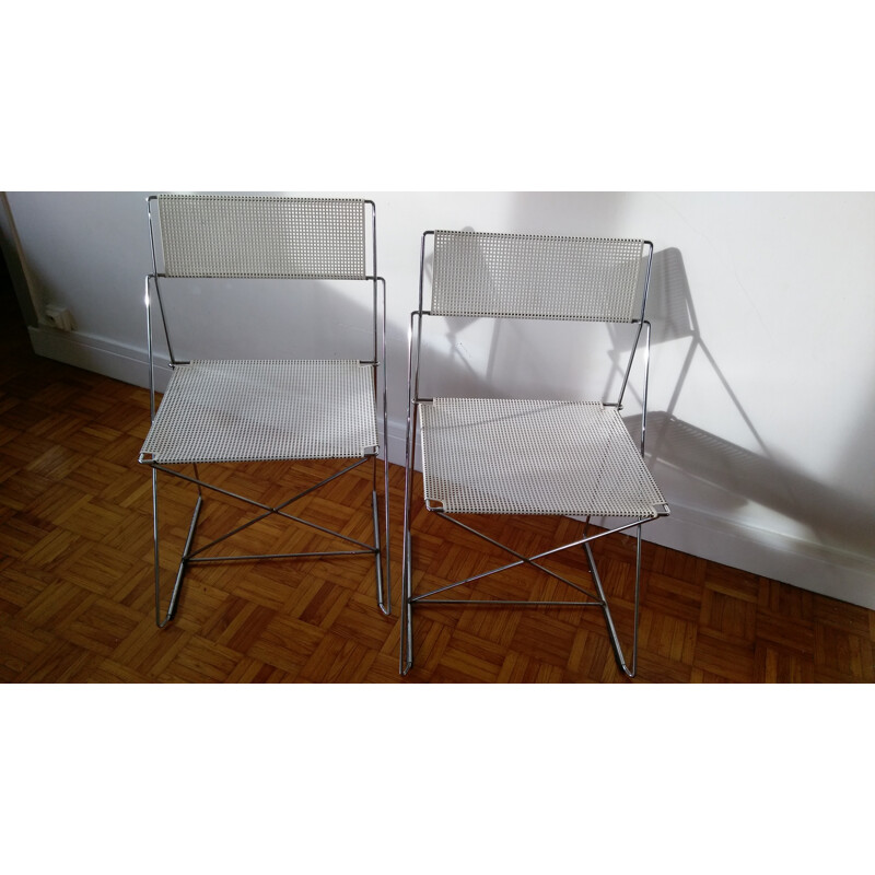 Set of 2 chairs Niels Jorgen HAUGESEN Magis - 1970s