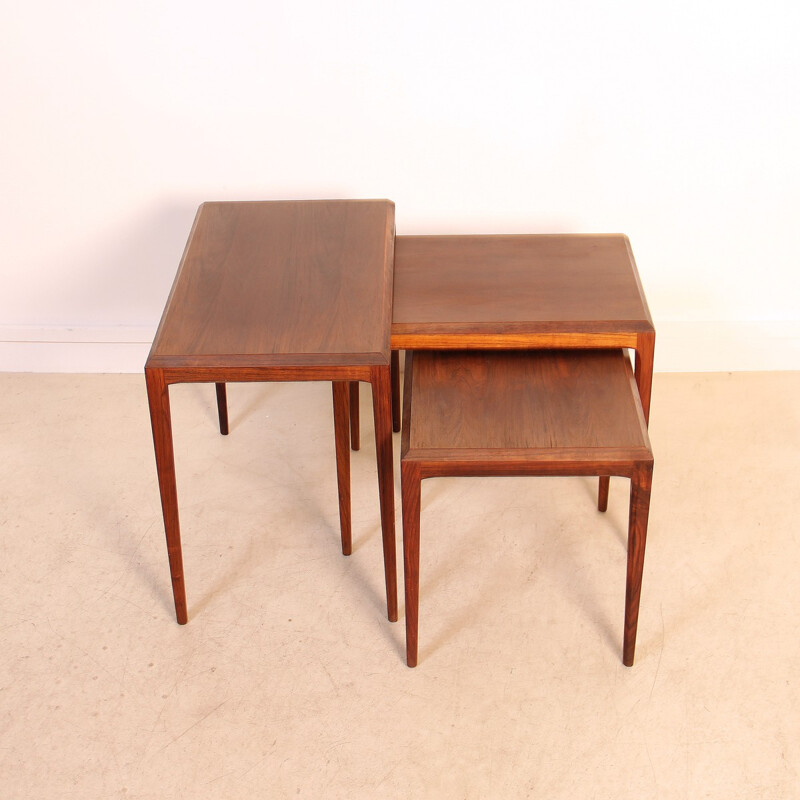 Nesting tables by Johannes Andersen for Silkeborg - 1960s