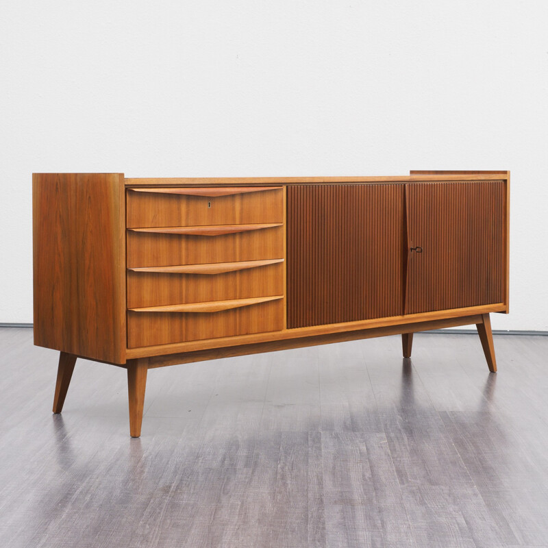 Vintage German Sideboard in walnut - 1950s