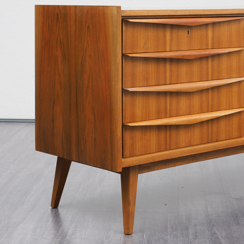 Vintage German Sideboard in walnut - 1950s