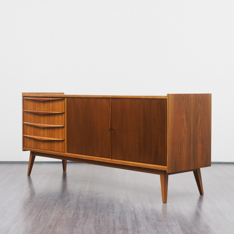 Vintage German Sideboard in walnut - 1950s