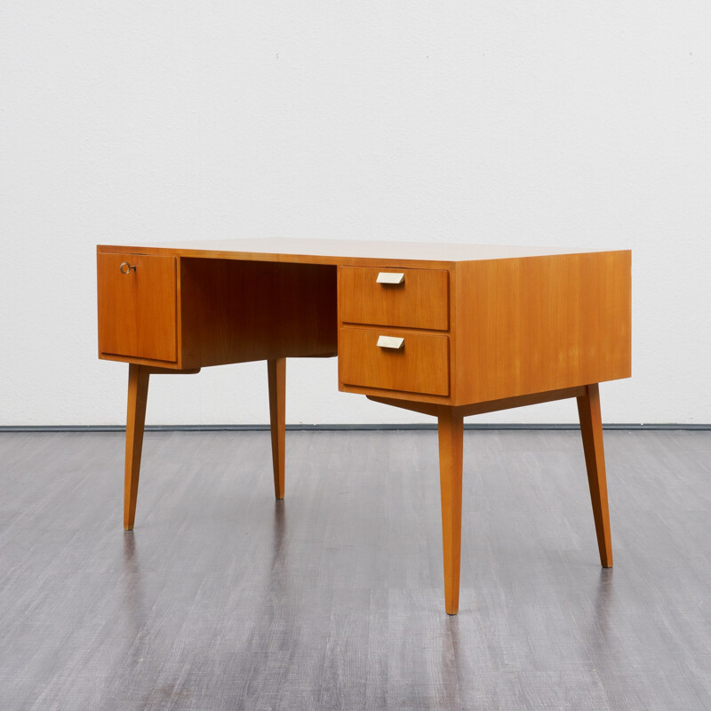 Vintage ashwood desk - 1960s 