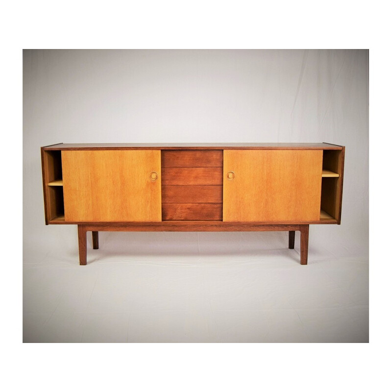 Vintage Oak Sideboard - 1970s