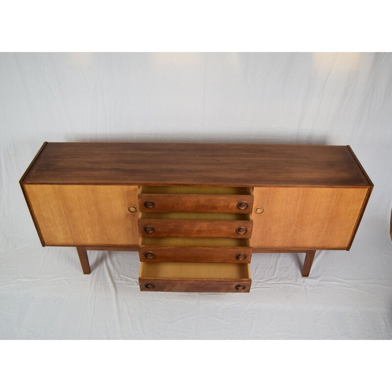 Vintage Oak Sideboard - 1970s