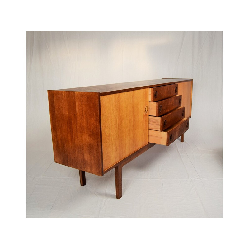 Vintage Oak Sideboard - 1970s