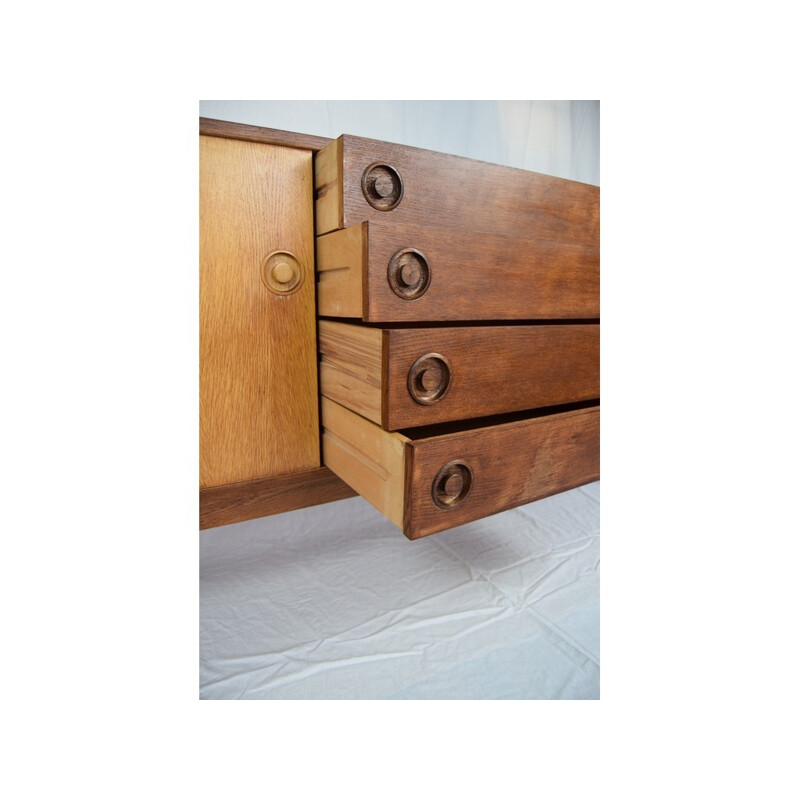 Vintage Oak Sideboard - 1970s