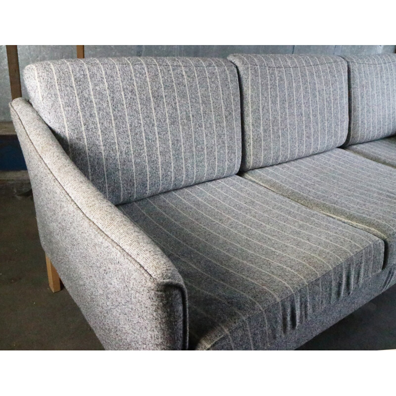 Vintage 3 seater sofa in wool - 1970s