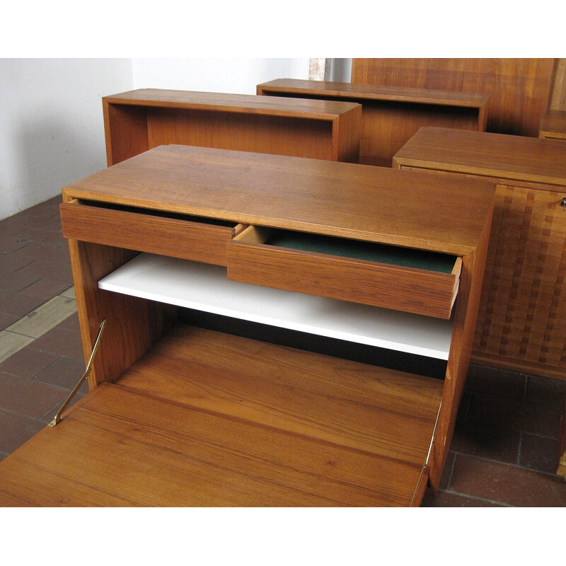 Royal Teak Wall Unit System by Poul Cadovius for Cado - 1950s