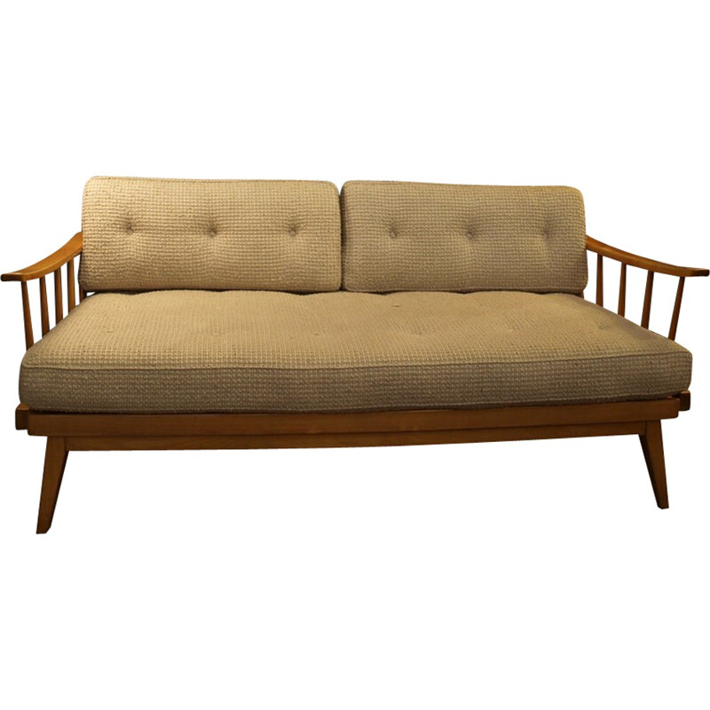 Vintage German Beige Daybed - 1960s  