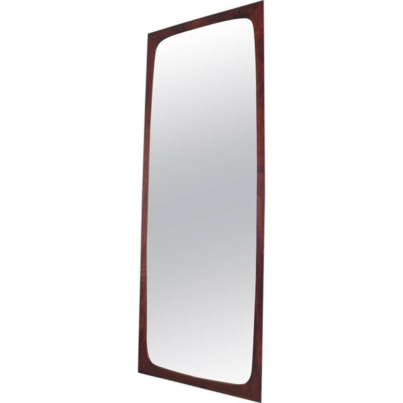 Danish Rosewood Mirror by Kai KRISTIANSEN - 1960