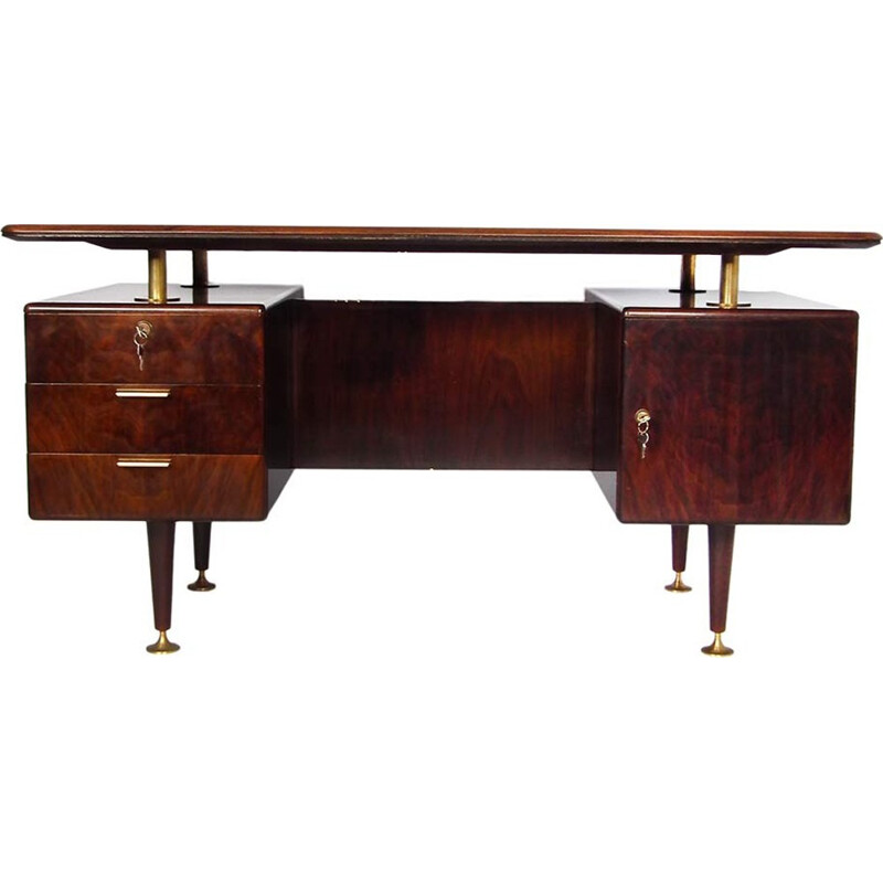 Vintage rosewood desk - 1950s