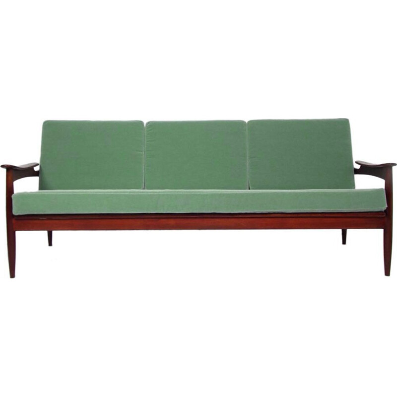Vintage Green Rosewood sofa - 1960s