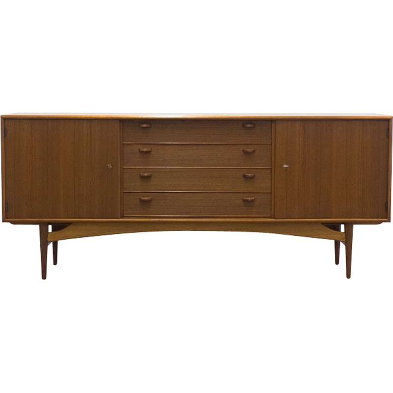 Vintage dutch walnut sideboard - 1950s