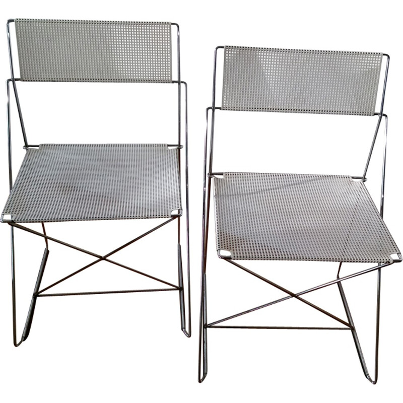Set of 2 chairs Niels Jorgen HAUGESEN Magis - 1970s
